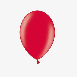 Balony 35cm metalik czerwony 50szt.